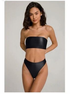 Good American High Shine Bikini Set